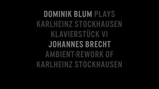 Teaser no. 2 of Dominik Blum / Johannes Brecht release PLAIST 003