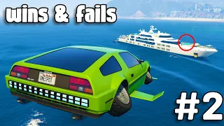 FUNNIEST Fails AND EPIC Win Moments in GTA 5 #2