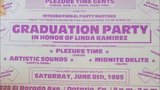 1980'S DISCO CLUB MIX.1986 PARTY FLYER'S. L.A.& P.V'S... ((MIX BY DJ LOUIS))