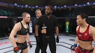 Rose Namajunas vs Weili Zhang 2 (EA Sports UFC 4)