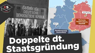 Doppelte Deutsche Staatsgründung - Deutschland 1945-1949 - Entstehung BRD und DDR einfach erklärt!