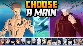 JUJUTSU KAISEN CURSED CLASH 💠 HOW TO CHOOSE YOUR MAIN CHARACTER!