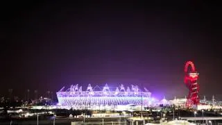 Paralympic Closing Ceremony 2012 Time Lapse