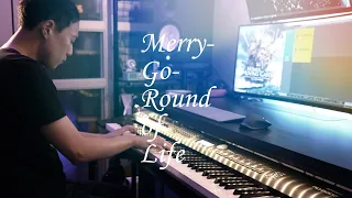 하울의 움직이는 성🛕｜히사이시 조 - 인생의 회전목마／Joe Hisaishi - Merry-Go-Round of Life (piano ver.)