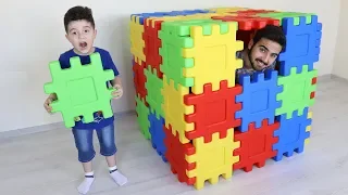 Yusuf Bugün Çok Sakar! Kids Pretend Play with Building Block Toy