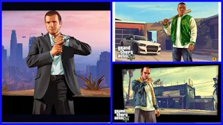 A Day In The Life Of Micheal, Franklin And Trevor. GTA 5 Movie