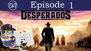 Let's Play Desperados 3 [Hard] - Ep1 Catching a Train (Playthrough)