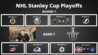 Every 2021 NHL Stanley Cup Playoffs Round 1, Game 7 Matchup!