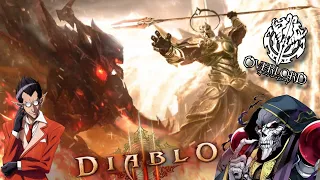 Overlord react to Diablo 3 : Imperius VS Diablo Cinematic Fight | Gacha reacts