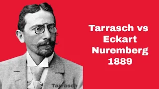 The King Hunt By Tarrash | Siegbert Tarrasch vs Karl Eckart: Nuremberg 1889