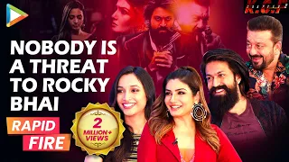 LAUGH RIOT- Yash, Sanjay, Raveena & Srinidhi's BLOCKBUSTER Rapid Fire |KGF-2 | Rocky | Adheera