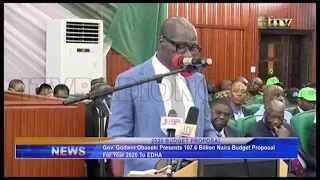 Gov. Obaseki presents N107.6B budget proposal for year 2020 to EDHA