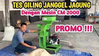 Tes Giling Janggel Jagung Dengan Mesin CM 2000… PROMO GRATIS ONGKIR !!! #mesincacahrumput