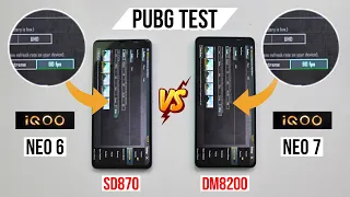 iQOO Neo 7 vs iQOO Neo 6 90FPS Pubg Test, Heating and Battery Test | The Real King 👑