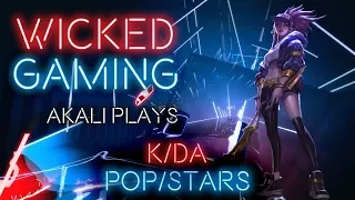 Beat Saber: Akali plays K/DA - POP/STARS [Expert+][S-Rank] [2K|60fps]