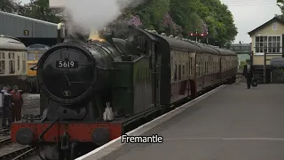 Steam Railway | Cornwall |  Bodmin | Steam locomotive | Fremantle stock footage |  E17R43 022
