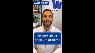 How do you relieve sinus pressure? #shorts