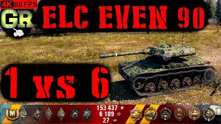 World of Tanks ELC EVEN 90 Replay - 12 Kills 4.9K DMG(Patch 1.4.0)