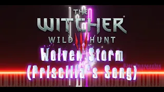 The Wolven Storm (Priscilla's song) | Piano – The Witcher 3: Wild Hunt Soundtrack | Sheet Music