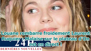 Louane rembarre froidement Laurent Ruquier : Malaise sur le plateau d'On est en direct !