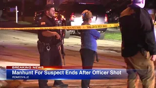 Romeoville police officer shot; Suspect in custody