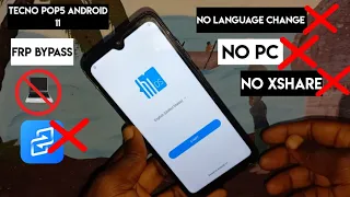 Tecno Pop 5 Frp Bypass | TECNO BD2p Google Account Bypass || Without Pc ( Android 11 )
