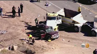 Human Smuggling Investigation Underway After 13 Killed After Big Rig, SUV Collide In Imperial County