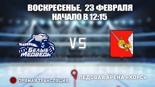 🏆 Кубок Ладоги 2009. 🥅 Белые Медведи 🆚 Вологда ⏲ 23 февраля, начало в 12:15 📍 Арена «ХОРС»