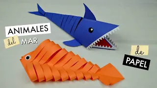 DIY Paper Sea Animals