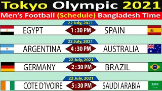 Olympic Football 2021 | Full Schedule Update | Tokyo Olympic Football Schedule 2021 | Olympic 2021
