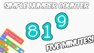 How to make a number counter! Scratch Tutorial!