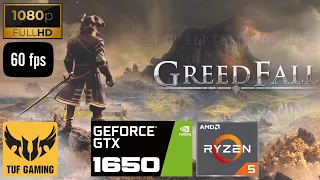 GreedFall Gameplay, GTX 1650, Ryzen 5 3550H, High Settings, 1080p