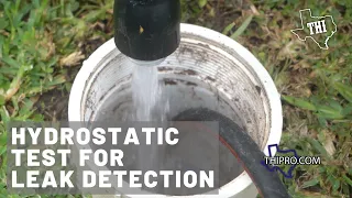 Hydrostatic Test Use To Determine Plumbing Leak