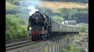 A1 Pacific 60163 'Tornado's'  first ever visit to Tenby, 14/07/2019