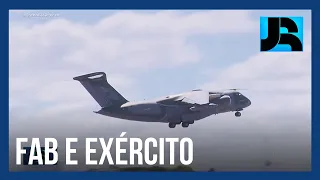 FAB e Exército iniciam operação para levar quase 430 toneladas de doações de Brasília ao RS