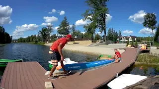 Распаковка SUP борда STARBOARD ALLSTAR 14`` SS18