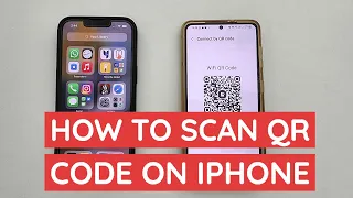 How to scan WiFi QR Code on iPhone 13, iPhone 12 and iPhone 11