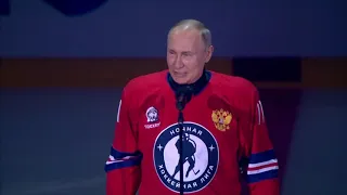 Путин вышел на лед в гала-матче Ночной хоккейной лиги в Сочи