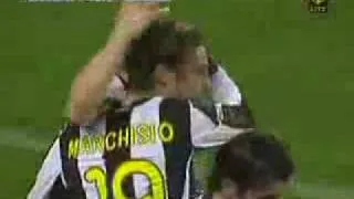 Juventus-Bologna 3-1  Gol  di  Alex  del  Piero  Serie A 14-03-2009