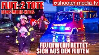 🆘  FLUT FORDERT 2 TODESOPFER ➕ FEUERWEHR VERLIERT FAHRZEUGE und MUSS SICH SELBST RETTEN  🆘