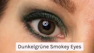 Einfache Grüne Smokey Eyes schminken | auch für Schlupflider und kleine Augen! 💚👀