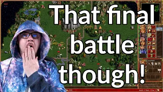 Fortress game with a clutch final battle!  || Heroes 3 Fortress Gameplay || Jebus Cross