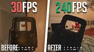 Best SETTINGS for High FPS & Low Input Lag in Rainbow Six Siege