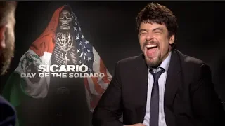 SICARIO: DAY OF THE SOLDADO interviews - Benicio Del Toro and Josh Brolin