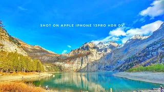 Oeschinensee-Switzerland Apple iPhone13Pro Dolby Vision HDR 4k cinematic footage