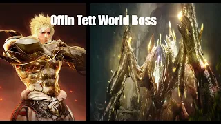 Black Desert Mobile I First Offin Tett Boss Attempt I Striker Gameplay