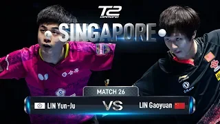 Lin Yun-Ju vs Lin Gaoyuan | T2 Diamond 2019 Singapore (SF)
