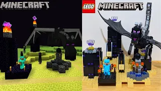 LEGO Minecraft The Ender Dragon set 21117 in Minecraft