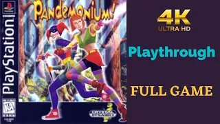 🔴Pandemonium! (PSX/PS1) Longplay | 4K-HD | NO COMMENTARY