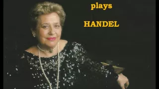 Alicia de Larrocha plays Handel - Suite No.5, HMV 430